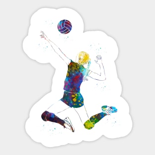 Volleyball player girl Sticker